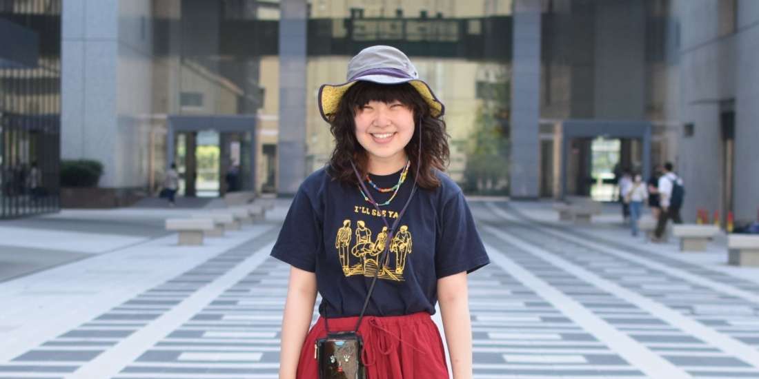 カルチャー好き感ダダ漏れな美大生コーデ 法政大ファッションスナップ 法政大学 Campus Graffiti