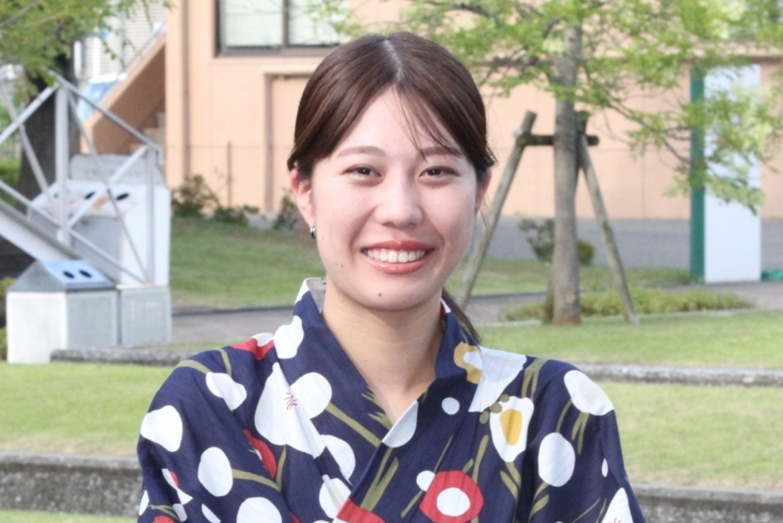 阪南大学に舞い降りた清純派浴衣美女‼︎👘🤍素敵な笑顔の持ち主、あゆ美さんのおしゃれな趣味とは？💅🤍