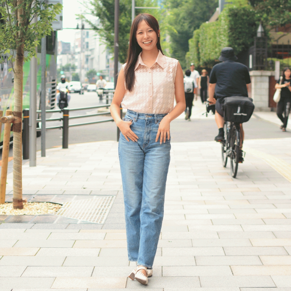 経済学部ひなこの通学コーデ！トップスで夏を感じます☀️