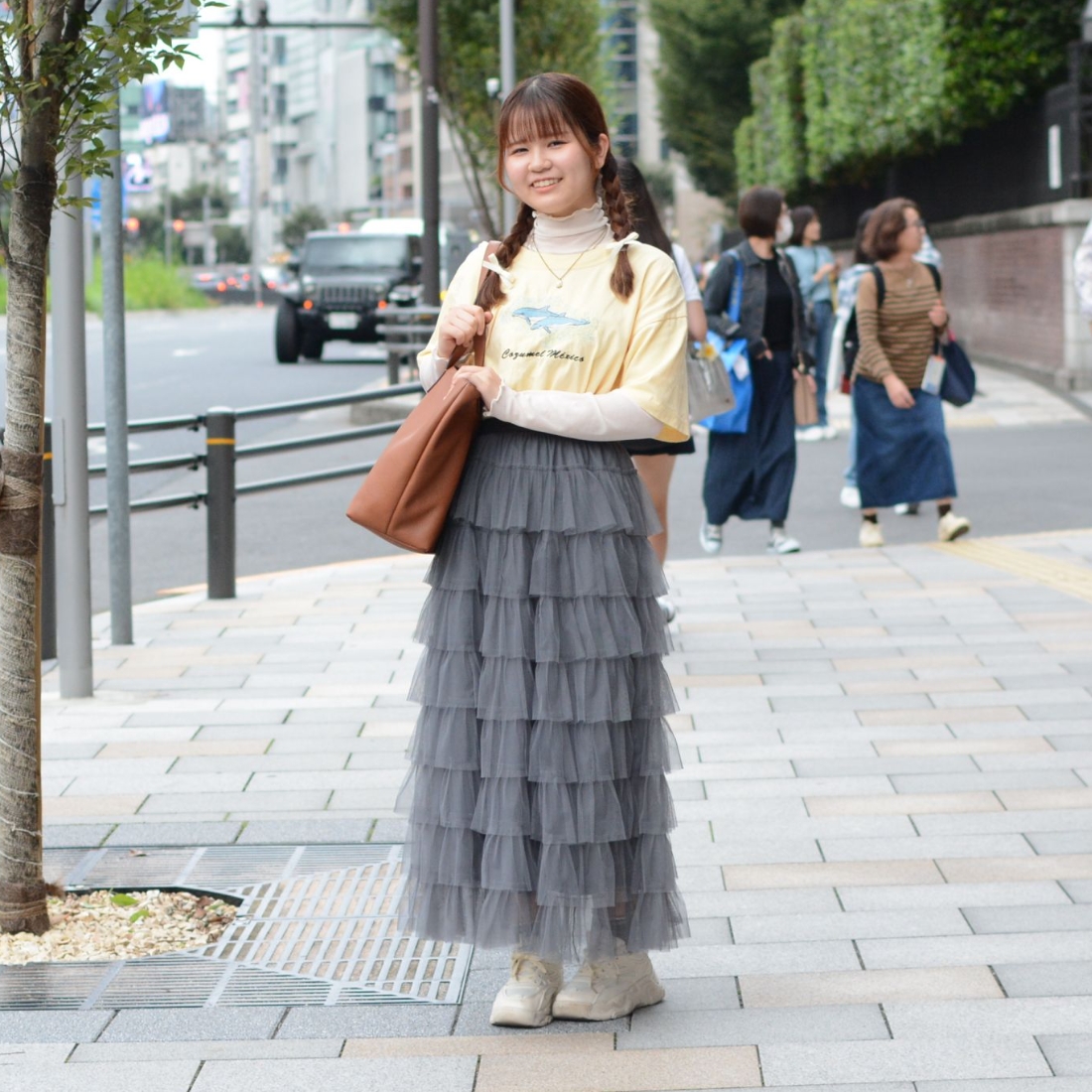 文学部みなほの通学コーデ！イルカのTシャツがかわいすぎるよ〜🐬