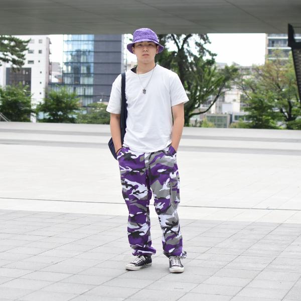 弓道部男子の紫大好きファッション！【法政大ファッションスナップ】