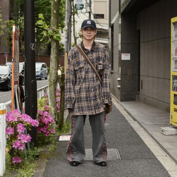 法学部法学科こうきの古着コーデが渋カッコいい私服スナップ⚡️