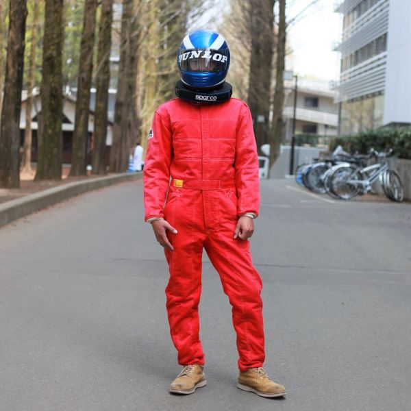赤いレーシングスーツといえば… 東海大学湘南校舎体育会自動車部ポエマーKeiワークス‼